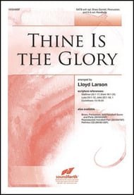 Thine Is the Glory SATB choral sheet music cover Thumbnail